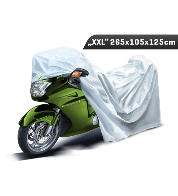 Motorcycle cover  XXL  265x105x125 cm, 3-layer, reflectors