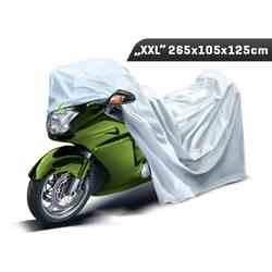 Pokrowiec na motocykl  XXL  265x105x125 cm, 3-warstwy, odblaski