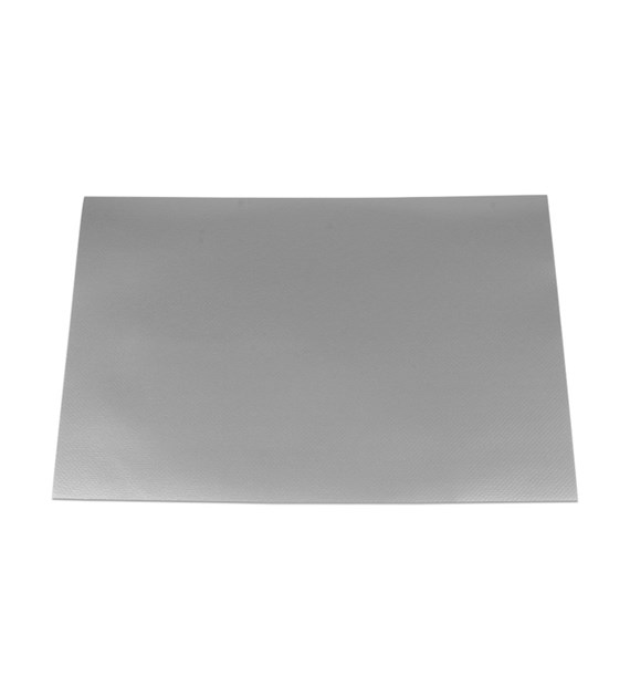 Tarpaulin repair patch, 22x34.5 cm, silver