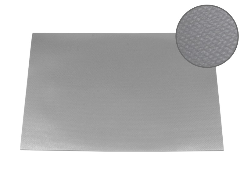 Tarpaulin repair patch, 22x34.5 cm, silver