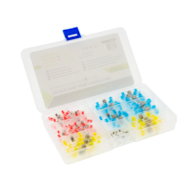 Gaines thermorétractables avec étain, 4 tailles, 120 pcs