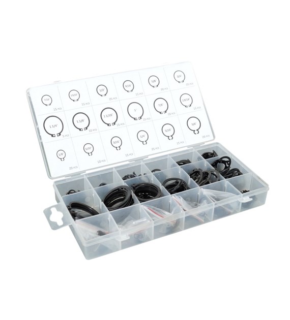 External snap rings, 300 pcs