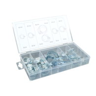 Colliers de serrage à vis sans fin, 26 pcs