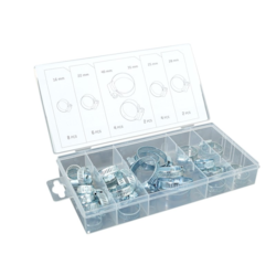 Worm drive hose clamps, 26 pcs