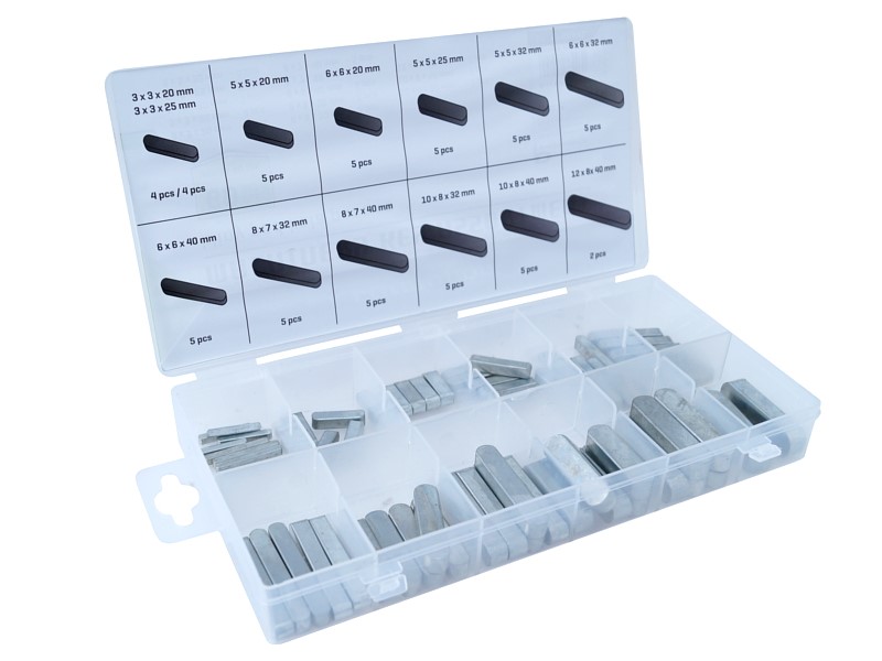 Cales pour poulies, 60 pcs