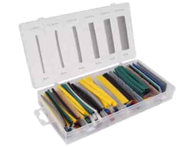 Insulating heat shrink tubings, 128 pcs