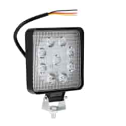 Work lamp 12/24V, 9x3W, 9 CREE LEDs, length 117, width 45, height 117mm