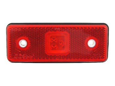 Feu de gabarit intégré LED rouge 12/24V