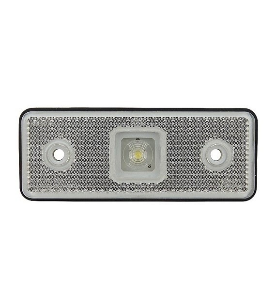 Einbau-LED-Markierungsleuchte 12/ 24V weiß