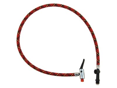 Fußpumpenschlauch mit Manometeranschluss und Momentstecker