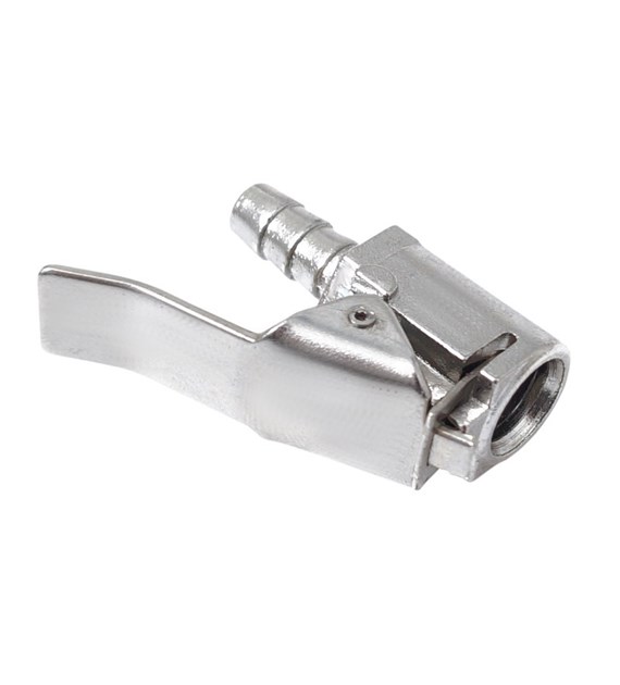 Wheel inflation nozzle for 6 mm hose, metal