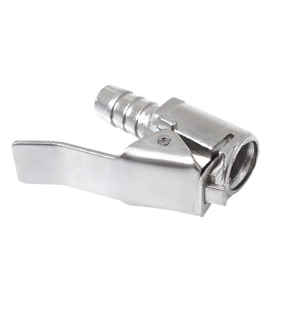 Wheel inflation nozzle for 8 mm hose, metal
