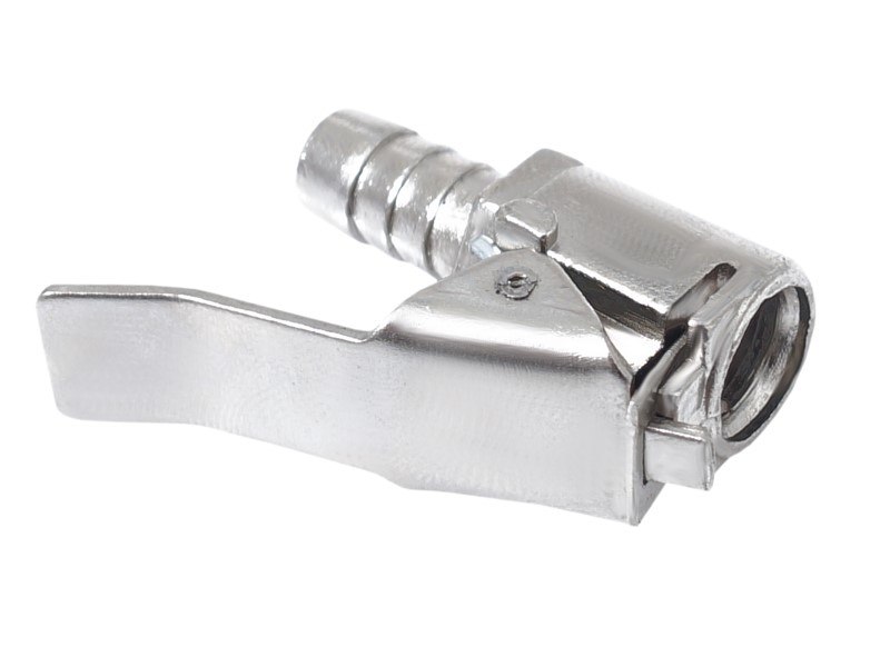 Wheel inflation nozzle for 8 mm hose, metal