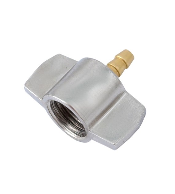 Tyre inflation nozzle butterfly , for 6mm M16 / 1.5 hose