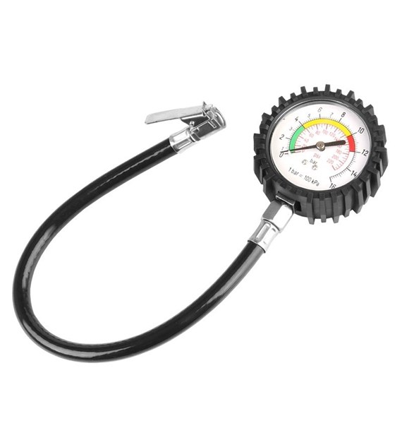 Manomètre 15 BAR avec tube en caoutchouc