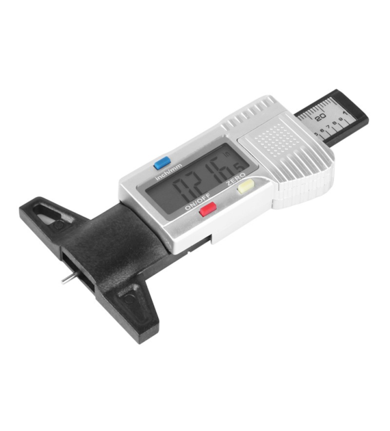 Tire tread gauge, digital