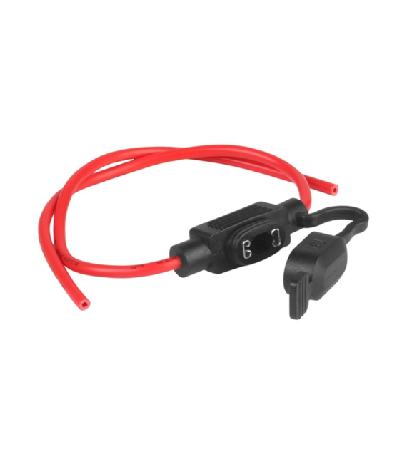 Oprawa bezpiecznika MINI NISKI PROFIL, hermetyczna, przewód 30 cm, 1.8 mm kw