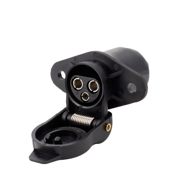 Socket 3 PIN for trailer , plastic
