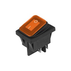 Przełącznik elektryczny DC 12V/24V, żółty