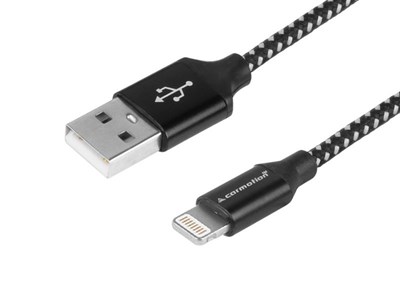 Câble de charge et de synchronisation, 300 cm, tressé en microfibre, USB > Lightning