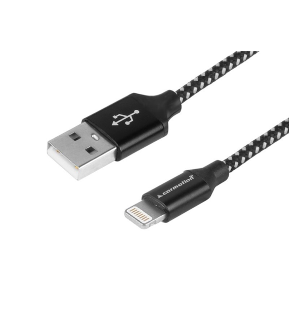 Kabel do ładowania i synchronizacji, 300 cm, w oplocie z mikrofibry, USB > Lightning