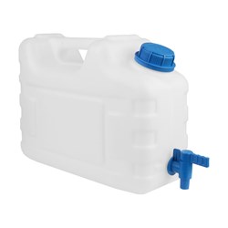 Water jerrycan 10L with removable plastic valve