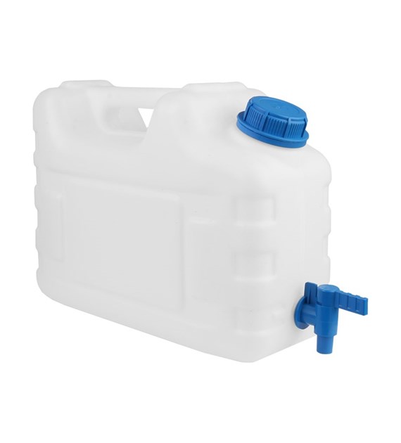 Water jerrycan 10L with removable plastic valve