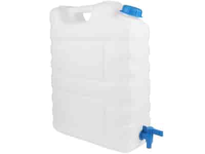 Wasserkanister 20L  mit abnehmbarem Kunststoffventil