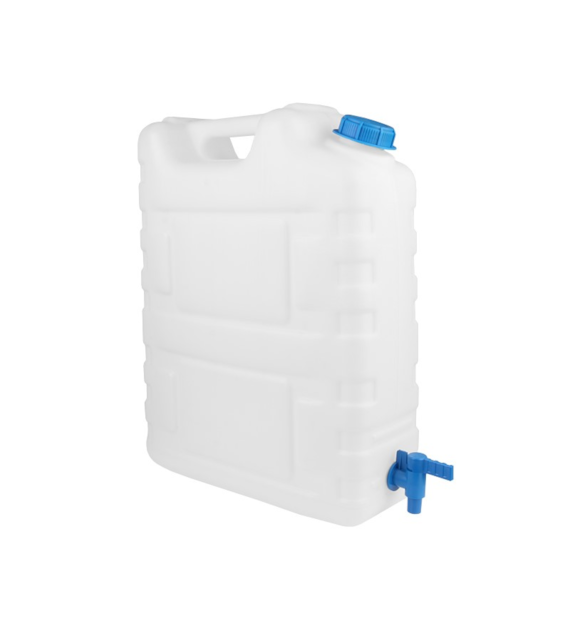 Wasserkanister 20L  mit abnehmbarem Kunststoffventil