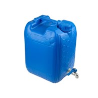 Pojemnik na wodę 10L z metalowym zaworem niebieski