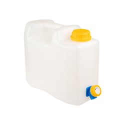 Bidon à eau 5L avec valve en plastique, certifié eau potable