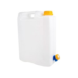 Bidon à eau 10L avec valve en plastique, certifié eau potable