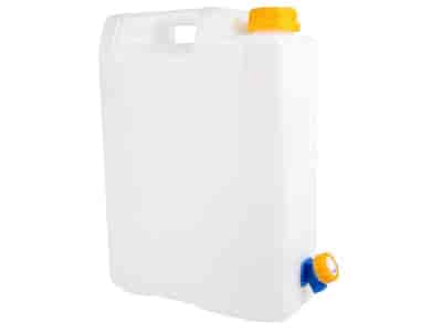 Bidon à eau 10L avec valve en plastique, certifié eau potable