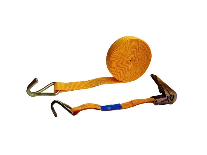 Ratchet tie down strap 500KG, 6mb, certified