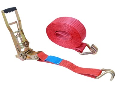 Ratchet tie down strap  ERGO 5T, 6 meters, certified
