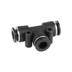 Szybkozłączka pneumatyczna trójnik, 10 mm, 5 szt.