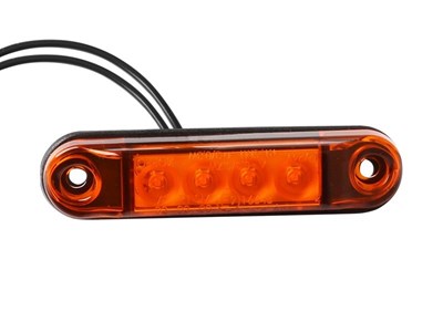Feu de gabarit, type SLIM 4x LED, 12/24V, orange