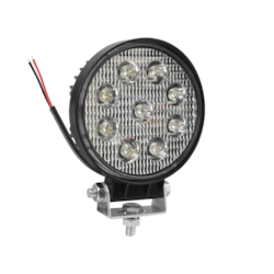 Work lamp  12/24V, 9x3W, 9 CREE LEDs, diam. 115 mm
