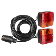 Magnetisches Rückleuchtenset, 7,5 m Kabel, 7-PIN-Stecker