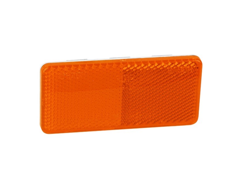 Reflector with adhesive tape, orange