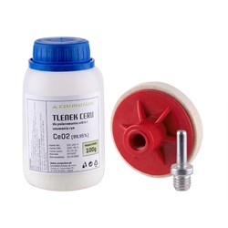 Zestaw do polerowania szyb, lusterek i szklanych reflektorów, z tlenkiem Ceru