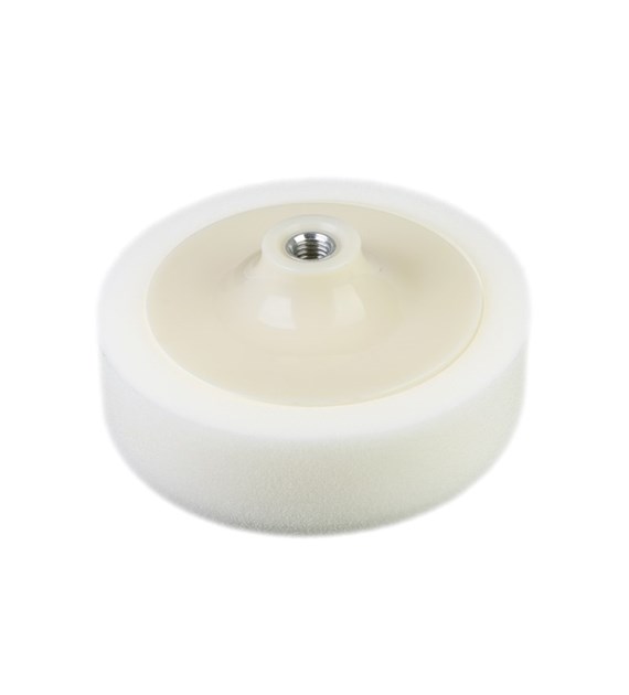 Polishing sponge 150 mm x 45 mm, M14 thread, white