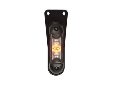 Outline marker lamp LED, suspended, triple, white - orange - red