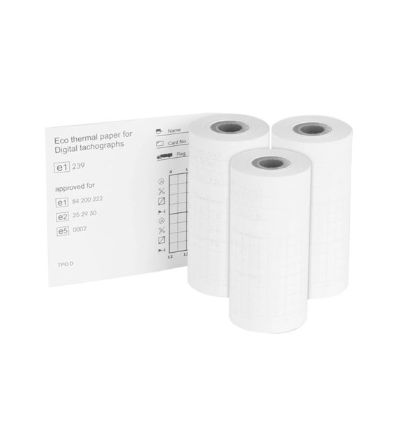 Digital tachograph paper, 3 rolls of 8 m (35704)