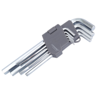 Clés Allen 180 mm, tailles 1,5 - 10 mm, 9 pcs