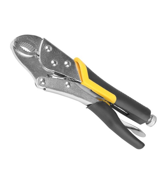 Locking pliers, 250 mm, insulated handles