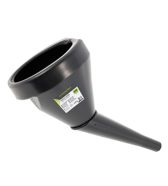 Plastic funnel, oblique, bowl of 140 mm