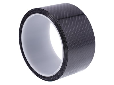 Protective / decorative tape 50 mm x 3 m, with CARBON structure, black