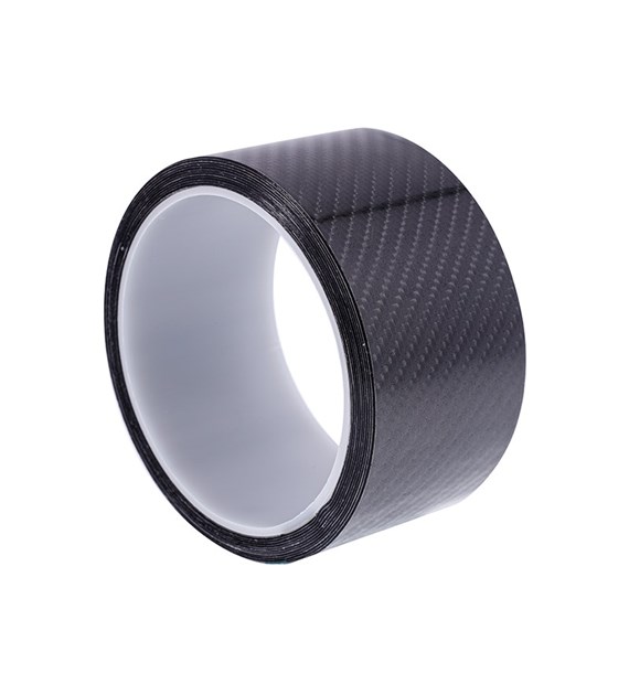 Protective / decorative tape 50 mm x 3 m, with CARBON structure, black