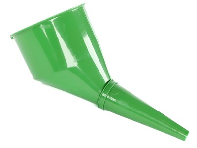 Oblique plastic funnel, without handle, 13 cm bowl